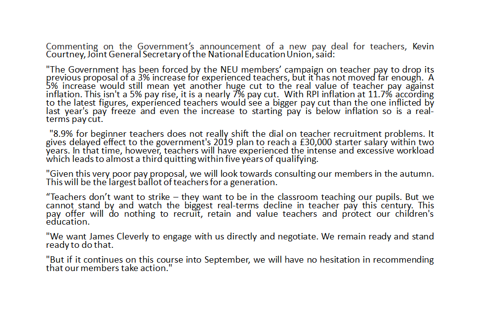 National Education Union tweet media