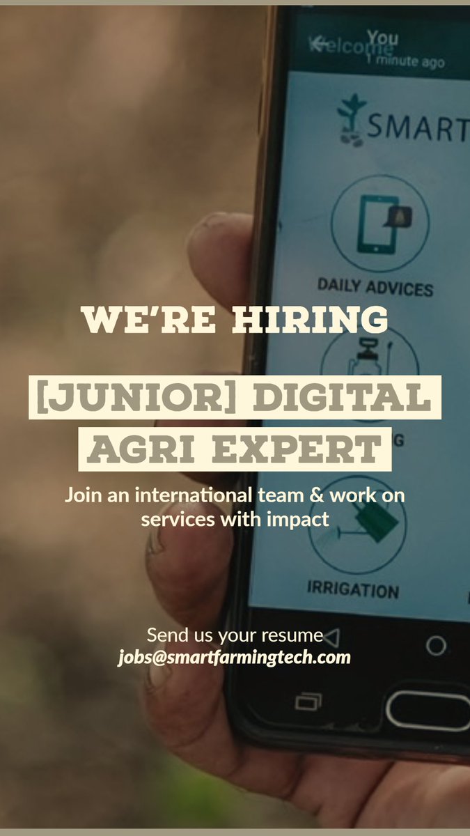 📢#JobAlert See: smartfarmingtech.com/vacancy-digita… for more info