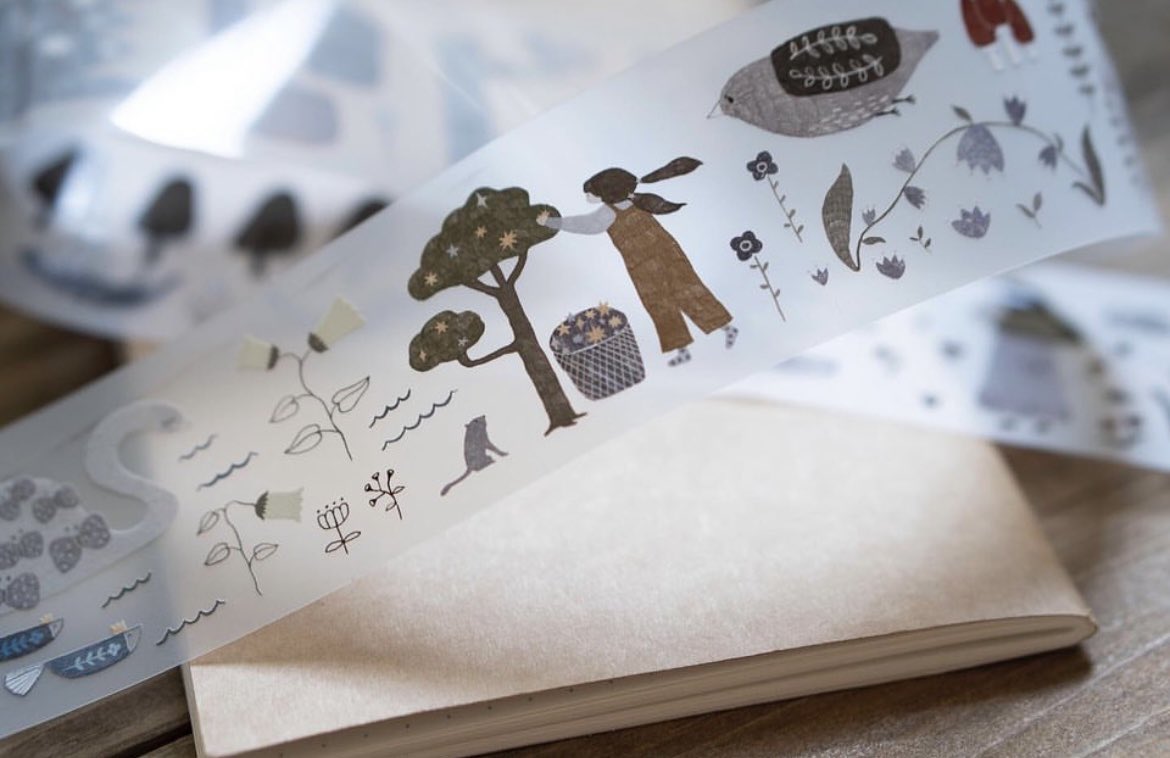 KirokuStudio's tweet photo. Shop Update Soon ✨

#washitape #maskingtape #pettape #doodle #illustration #retro #pastel #bear #forrest #forest #cutesticker #sticker #planner #journaling #junkjournal #travelersnotebook #floral https://t.co/hZ26dRA2MV
