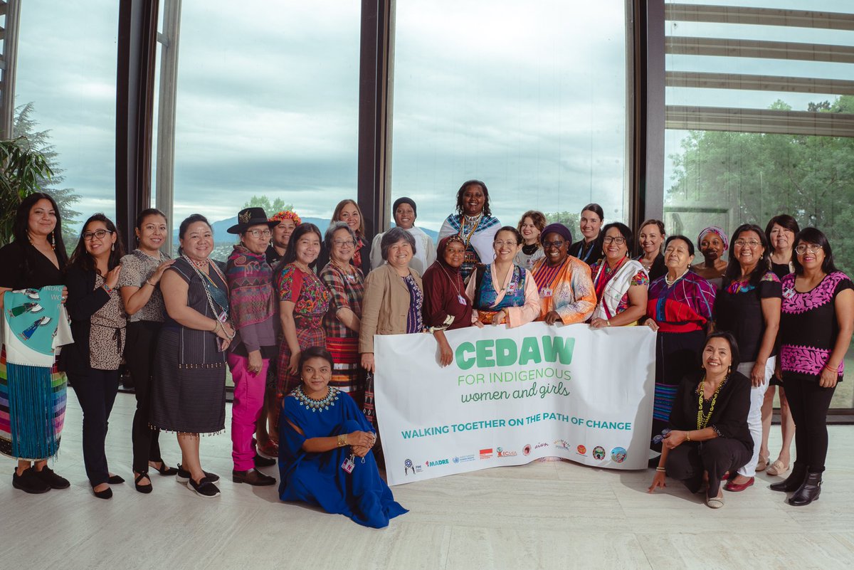 We would like to take a moment to thank our partners and the delegation of Indigenous women and girls who joined us on the journey to Geneva for the 82nd CEDAW Session. instagram.com/p/CgMx57uMV2C/