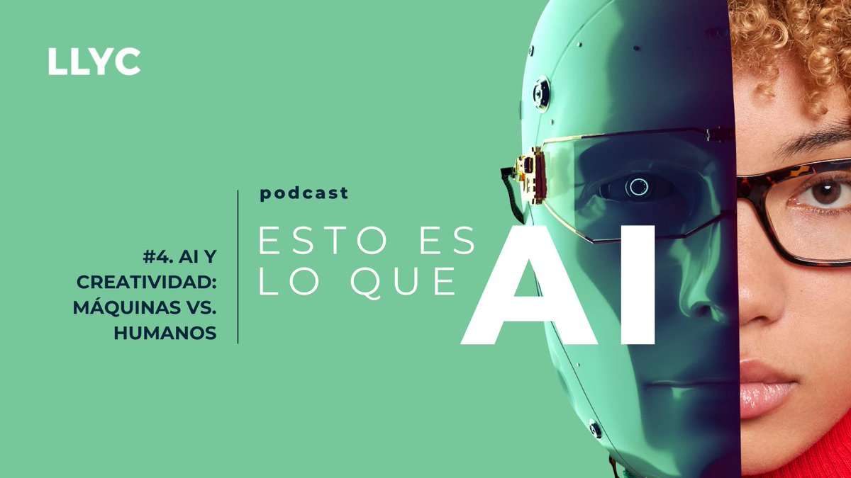 🎙 ¿Cómo está evolucionando el concepto de creatividad? ¿Cómo puede la AI ser creativa y cuáles son sus límites? Lo hablamos en nuestra nueva entrega de #EstoesloqueAI ¡No te lo pierdas! 

👉 ¡Escúchalo ahora en tu plataforma de #podcast! ow.ly/gLLB103PBe9