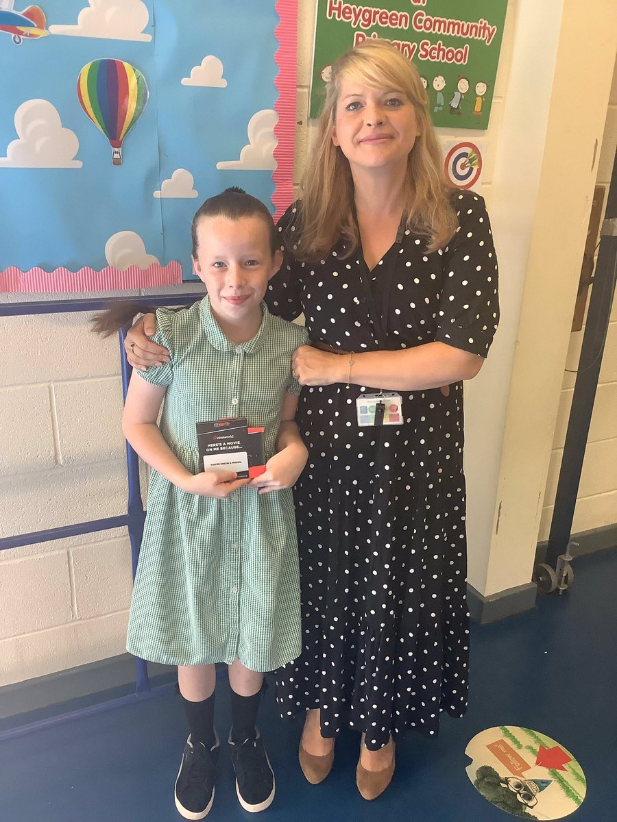 Congratulations to this Y6 pupil. She has never had a day of absence in her whole school life! What an achievement! <a href="/RainbowEduMAT/">Rainbow Education MAT</a> #attendance 💚