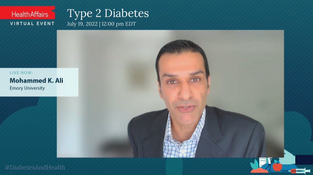 Health_Affairs's tweet photo. We are so grateful to have the support from our theme issue advisor on this special @Health_Affairs issue dedicated #DiabetesAndHealth, Mohammed Ali of @EmoryUniversity. Thank you for your leadership & continued partnership. Join the conversation here: https://t.co/uIkttvQRyL https://t.co/0ukitY2Cvz