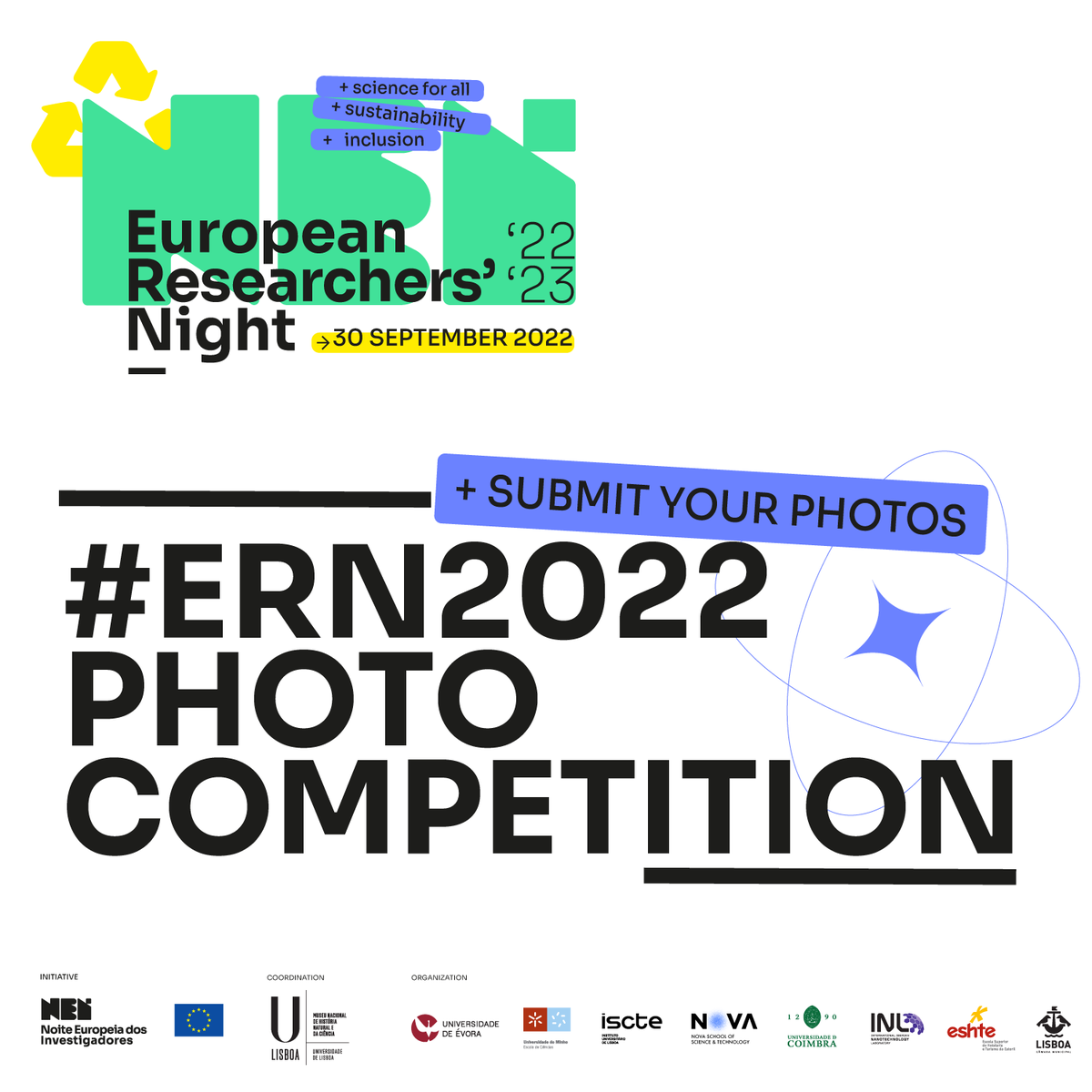 INLnano's tweet photo. ⚡ 📸 It's here, the #ERN2022 PHOTO COMPETITION!
Let's celebrate science, technology and art in the most creative way.  

+ Calling students, teachers, artists, scientists, designers, and educators...  join the challenge!

+ Apply! https://t.co/OBdKdnxMxE

#INLnano #siccom #MSCA https://t.co/s9gk1ZJIPG