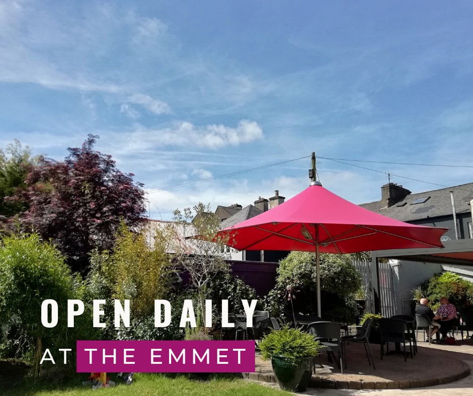 Open all day - our Emmet Garden is perfect for morning teas and coffee, lunch, dinner, and drinks. Food is served until 8pm each evening. #PureCork #Cork #KeepDiscovering #WestCork #Clonakilty #WildAtlanticWay
