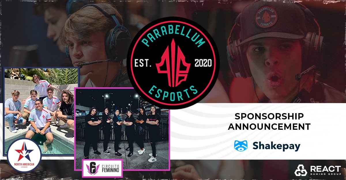 We are so proud @PBLMesports men and women teams, which have shown some strong performances and continued progress in their respective leagues. Also thrilled to have the support of @Shakepay as Parabellum’s first sponsor! tinyurl.com/mr26e337