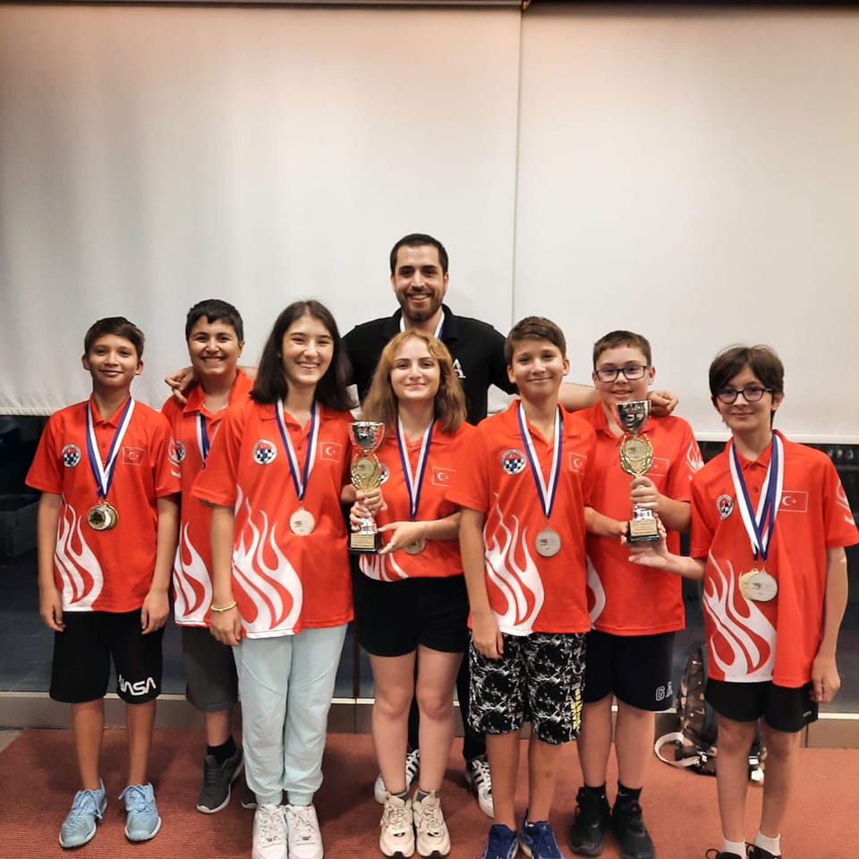 Antrenörlüğünü yaptığım u-12 ve u-18 takımlarımız Avrupa Genç Takımlar Şampiyonası'nda her iki kategoride de 2. oldu. Sizinle gurur duyuyorum çocuklar <a href="/TurkishChess/">Türkiye Satranç Federasyonu</a> @ApaydinSatranc