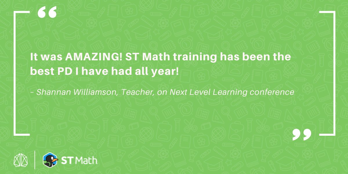 ATTN ST Math teachers: join us for a FREE virtual event on July 27 with 'AMAZING' PD. Plus, you'll get a certificate to prove you're ready to support your students in math this upcoming school year! Register now: bit.ly/3o0sWJC