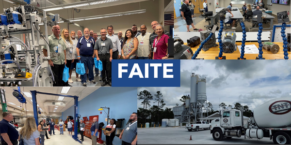 Made_InFlorida's tweet photo. The Florida Association for Industrial and Technical Educators kicks off the 2022 FACTE Conference with tours of @Concrete4421 and the Automation, IT, Automotive &amp; Engineering Technology labs at the Florida State College at Jacksonville. More about FAITE: https://t.co/ealYHJYHJj https://t.co/PSwojTISMx