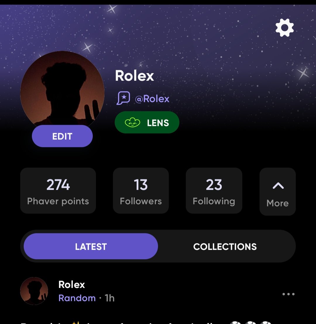 Phaver is one of beatiful
Of all time😊

Join here:
play.google.com/store/apps/det…

Invite code check here:
discord.gg/8htNx4sF

My Phaver username:
@Rolex

Follow me:
phaver.app.link/Rolex
Waiting for my 'frens' 😊❤️
@phaverapp
<a href="/LensProtocol/">Lens</a>

#phaverfrens  #sharetoearn