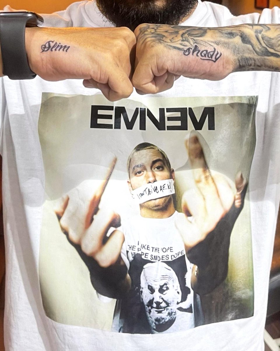 shadyboyxcv's tweet image. my new slim shady tattoo