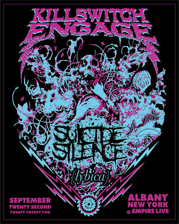 We're excited to be joining @kseofficial and @suicidesilence on stage in Albany, NY on 9/22 at @EmpireLive518! Tickets onsale Friday 7/22 at 10am local time!