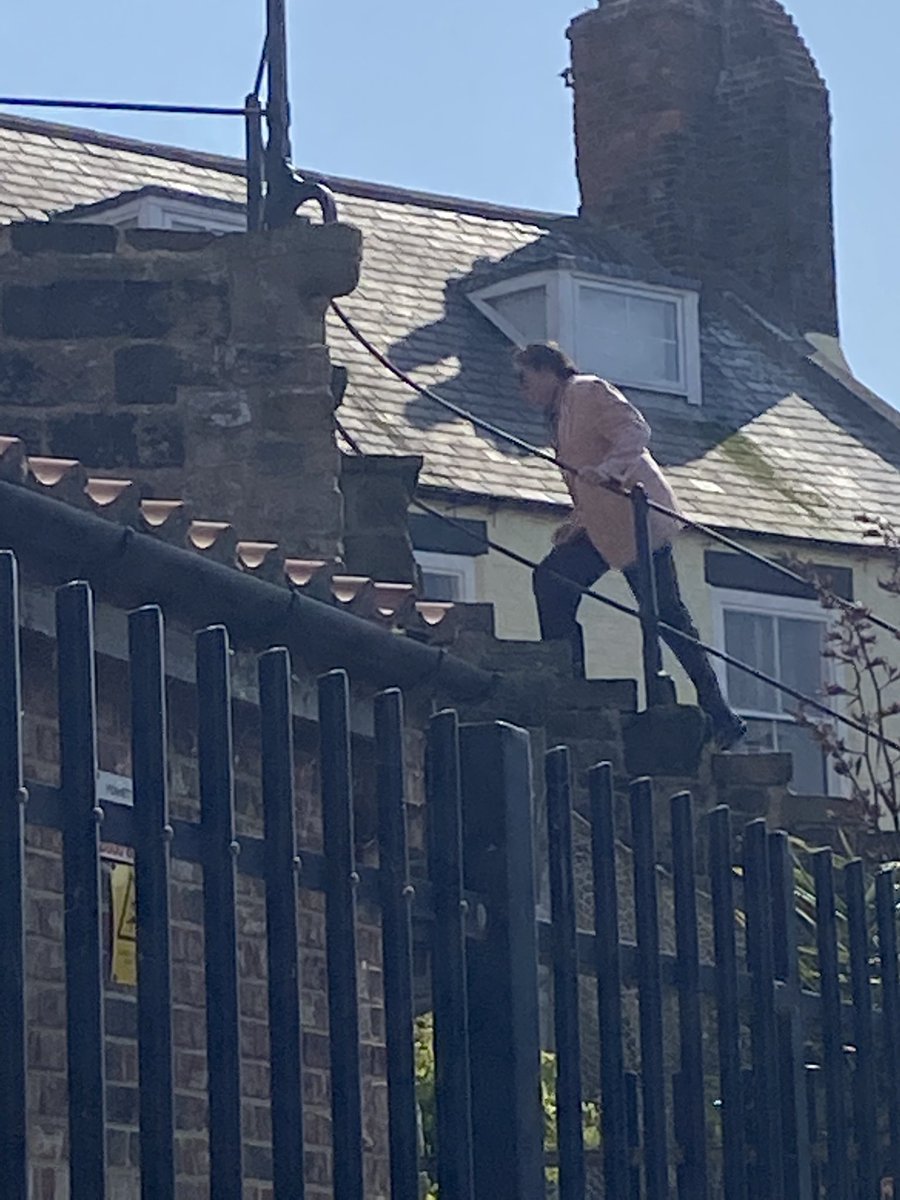 Just seen the lovely <a href="/wossy/">Jonathan Ross</a> in Whitby, on the 199 steps outside our holiday home. Hope you managed to enjoy the sights and take your jacket off!!