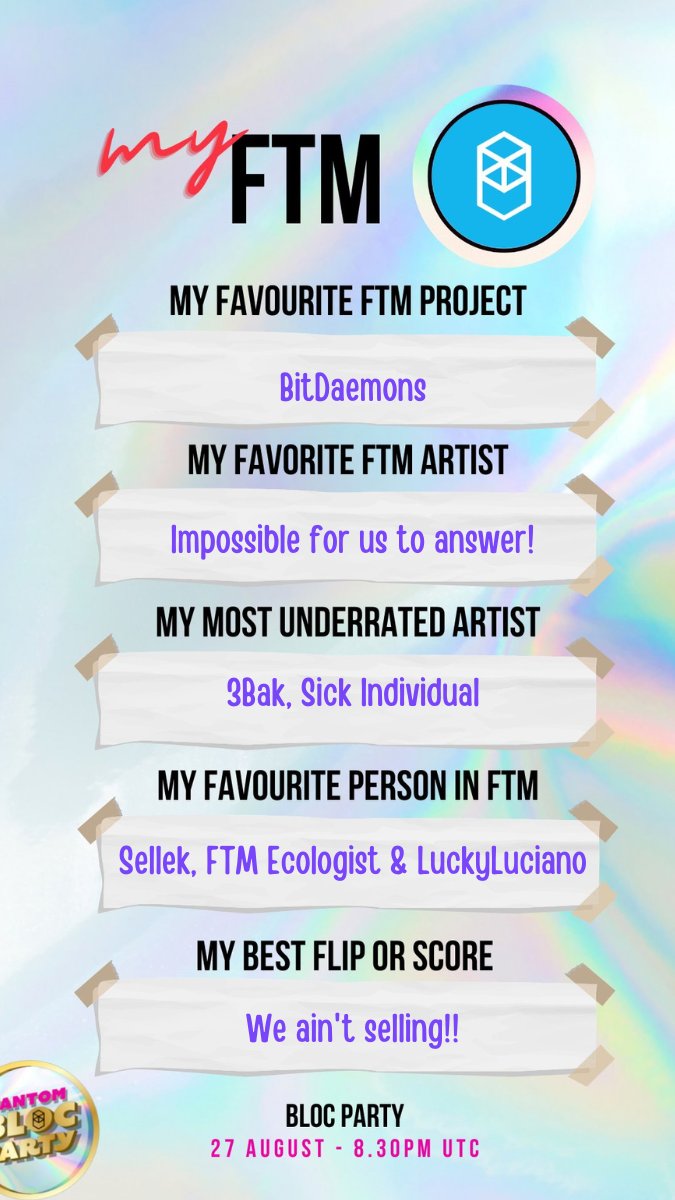 <a href="/HoneyPotGang/">The Honey Pot Gang</a> My $FTM...