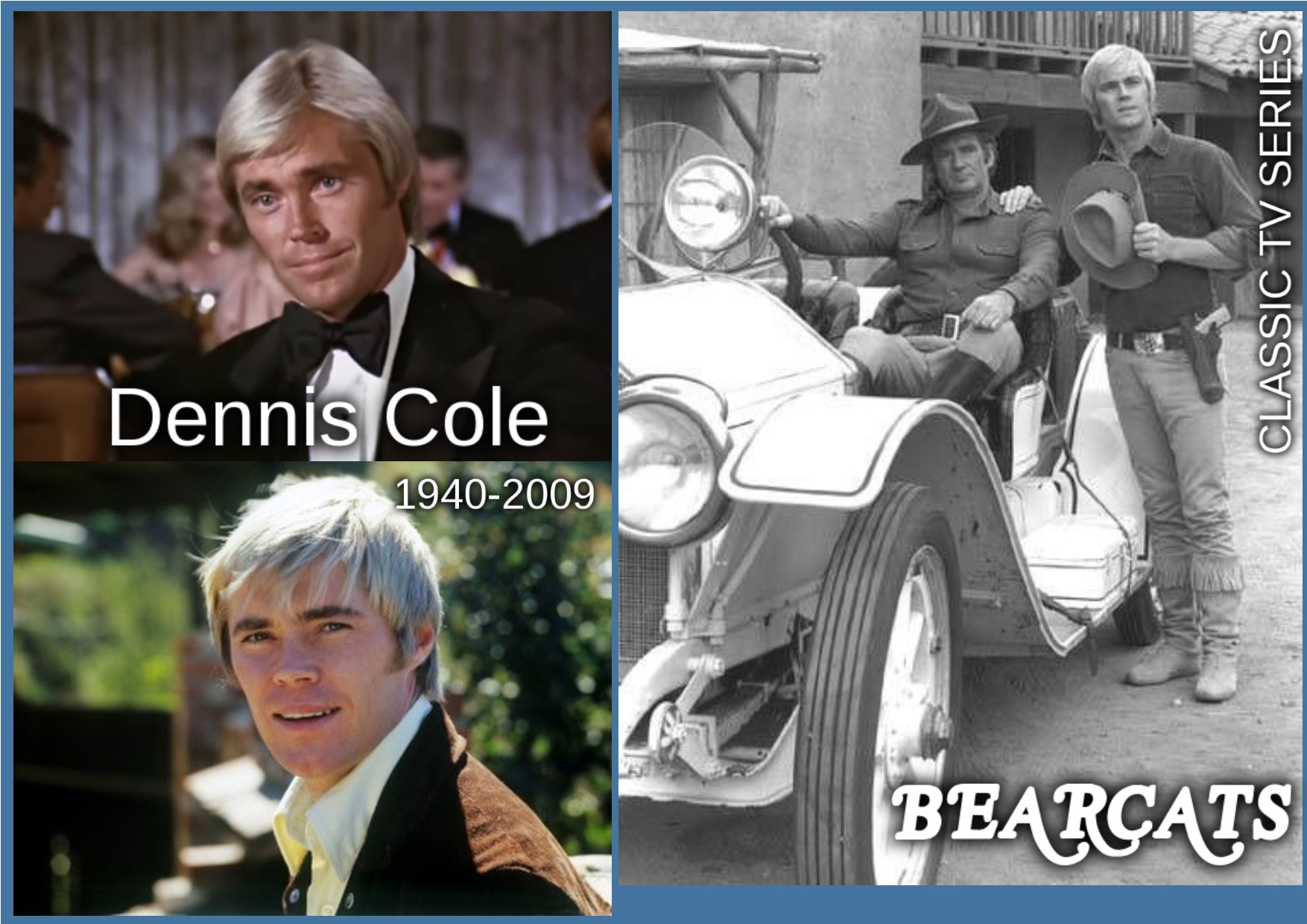 Happy Heavenly Birthday Dennis Cole, July 19th 1940-Nov 15th 2009. 