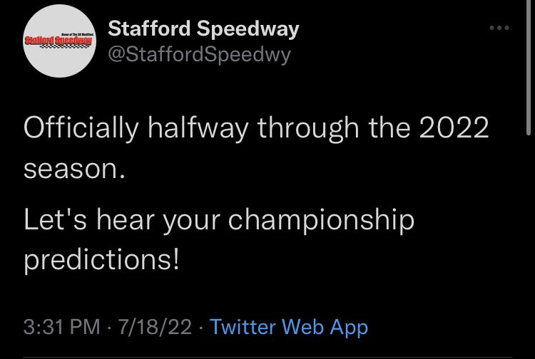 Turn4Wall's tweet photo. Uhhh @NickAnglace if you manage to win the championship being 192 points out of the lead…I’ll spray paint “Nick Anglace For President” on me during the off season https://t.co/CSO3EjbYBi