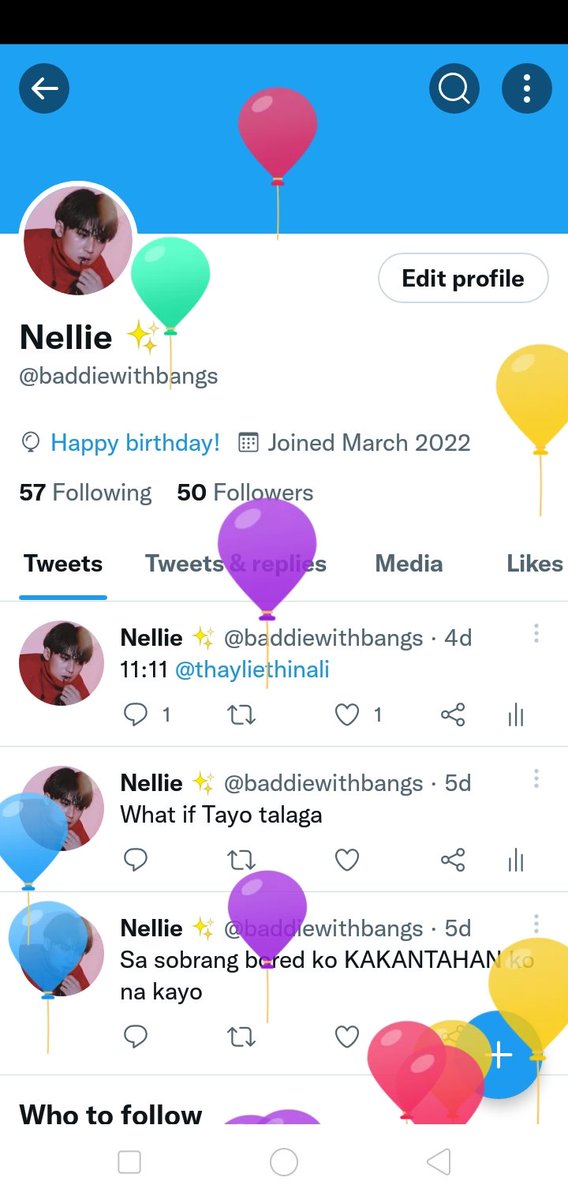 Little birdie gave me BALLOONS! ❤️