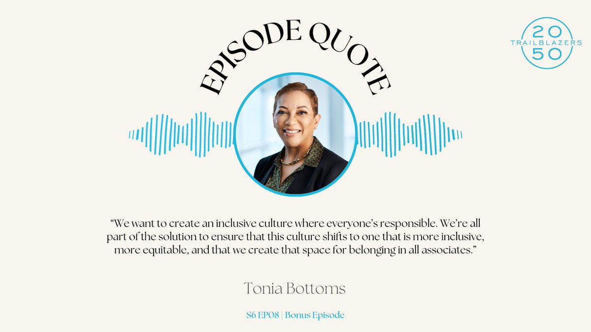 It is not one person's job to ensure a positive workplace culture and implement DEI. Tonia reminds us that it is everyone's responsibility. 

#CFPProDiversity #CFP #Finserv #Podcast #DEI #Leadership #FinancialServices #Sparkingconversation #Educationispower #2050TBs