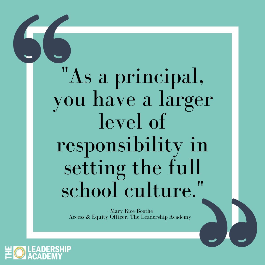"As a #principal, you have a larger level of responsibility in setting the full #school culture." Hear more from our Access &amp; Equity Officer, @Edu_Traveler: ow.ly/QL8V50JZnZB #edutwitter #edchat #education