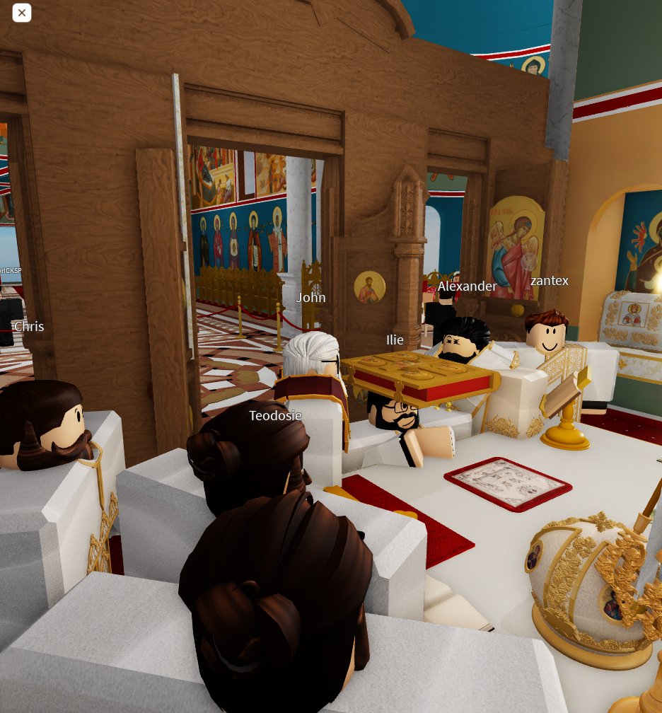 ROMORoblox's tweet photo. The Enthronement into Episcopate of H.G. Ilie, Metropolitan Auxiliary Bishop of the Romanian Orthodox Metropolis of Roblox. https://t.co/LuiSAcNJWQ