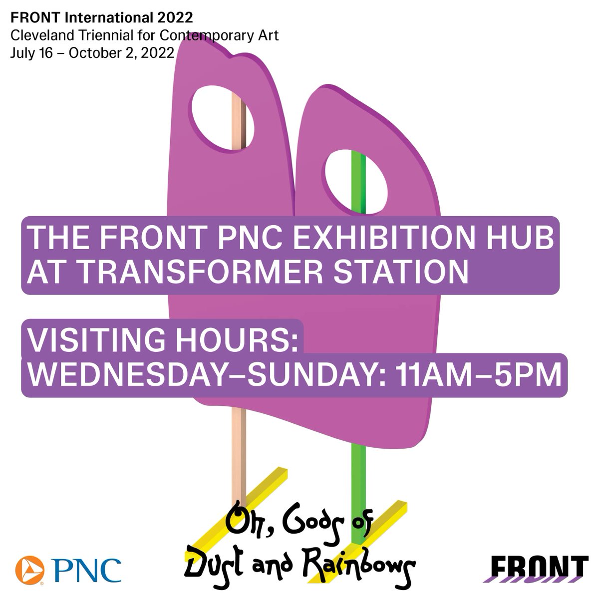 FRONT International (@fronttriennial) on Twitter photo Start your FRONT journey @ FRONT PNC Exhibition Hub <a href="/TransformerStat/">Transformer Station</a> featuring an intergenerational group show & a large-scale participatory video installation made by artists Sarah Oppenheimer & Tony Cokes. bit.ly/3obVyQh
#FRONTArt2022 Start your FRONT journey @ FRONT PNC Exhibition Hub <a href="/TransformerStat/">Transformer Station</a> featuring an intergenerational group show & a large-scale participatory video installation made by artists Sarah Oppenheimer & Tony Cokes. bit.ly/3obVyQh
#FRONTArt2022