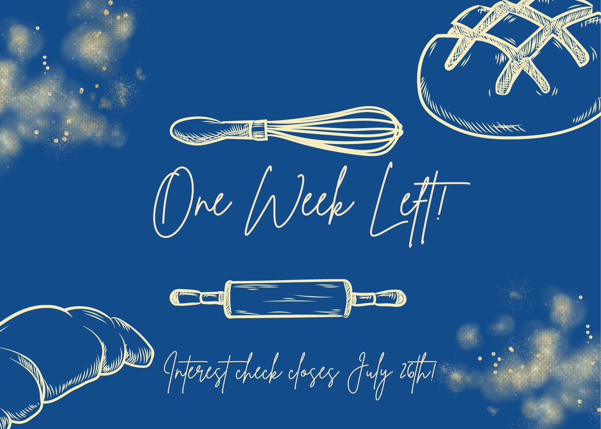 AshedueCookbook's tweet photo. One week left, chefs! Make sure to fill out the interest check before the kitchen is closed!
#FireEmblemThreeHouses #FireEmblemThreeHopes #ashedue https://t.co/yL1QBc8q3D