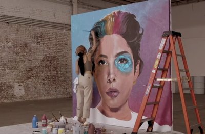 stillgotmadtime's tweet photo. painter halsey is my favorite https://t.co/lE3Ir37eYJ