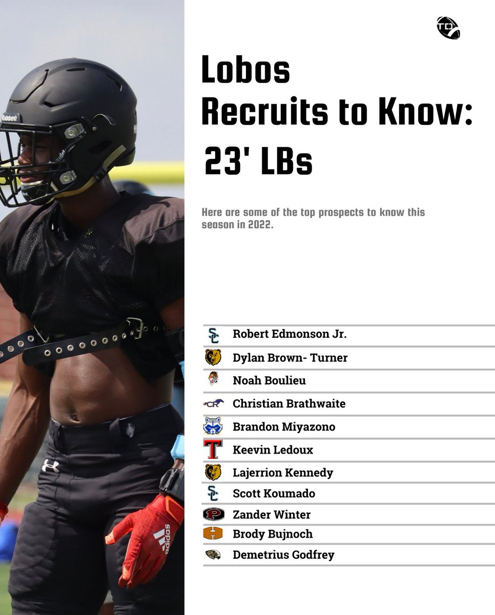 Here are my top 2023 LB's recruits to know going into this #txhsfb season. STORY🔗:tdrecruits.com/lobos-recruits… Evals and watchlist players coming soon. @TDRecruits