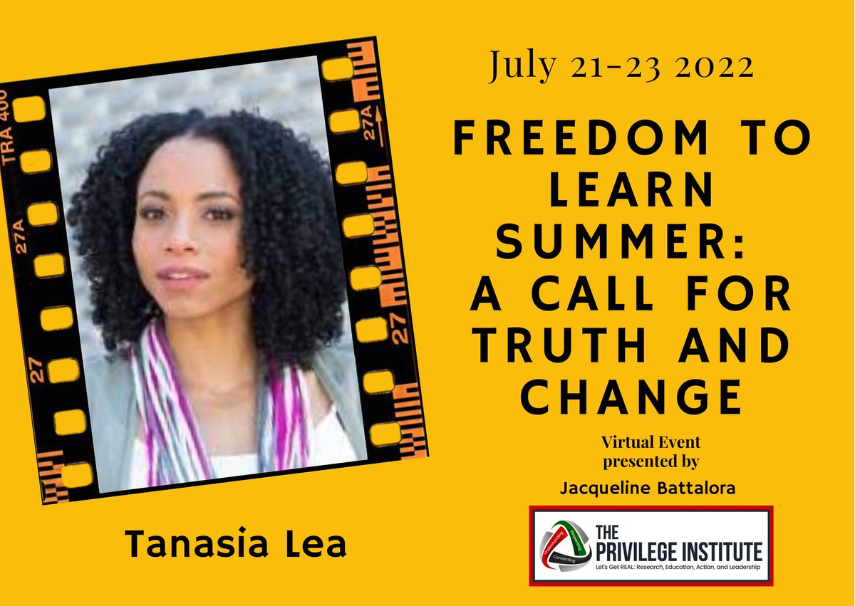 got_privilege's tweet photo. #TruthTellers at #FreedomToLearnSummer. Creating community, history, truth, and action with #TanasiaLea. Will you be there?
Register Today: https://t.co/OJk8k1f6zH
#MooreGoodTrouble #JusticeInAction #ChangeAgent https://t.co/HHnDGk7gDu