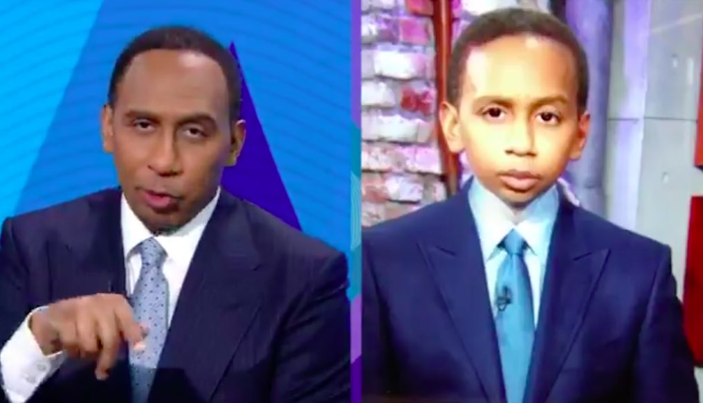 bcohall4's tweet photo. @espn He looks like baby Stephen A lol https://t.co/stAIt8vn0n