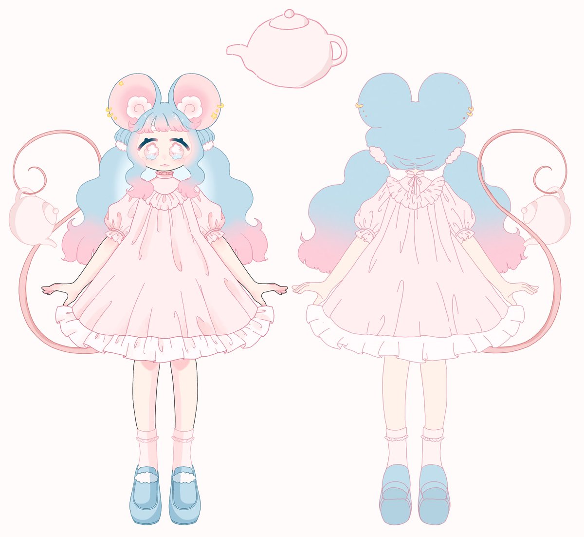EstherMishu's tweet photo. Mishu Esther? I hardly even know her 

Local teapot mouse Mishu in the house! I draw, sing and fail at games miserably!🫖🐁

Art ☆ #mishuahua (#mis画画)
Meme ☆ #mishuehue
other tags and debut tbd!

🎨 @.yuwumei
⚙️ @.frillyaniela
#VtubersUprising #ENVtuber #Vtuber #VtubersEN https://t.co/iywmVBtFN4