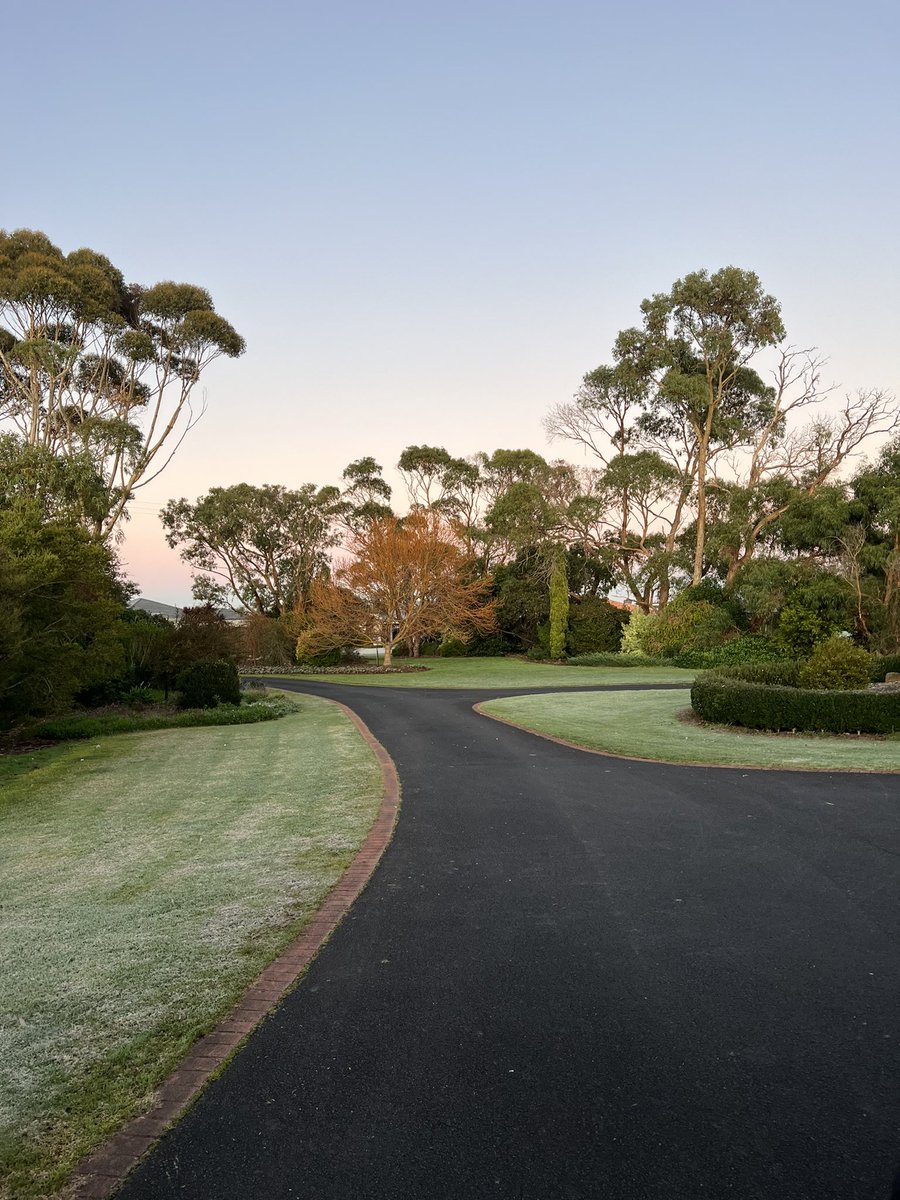 Beautiful frosty morning to start the day