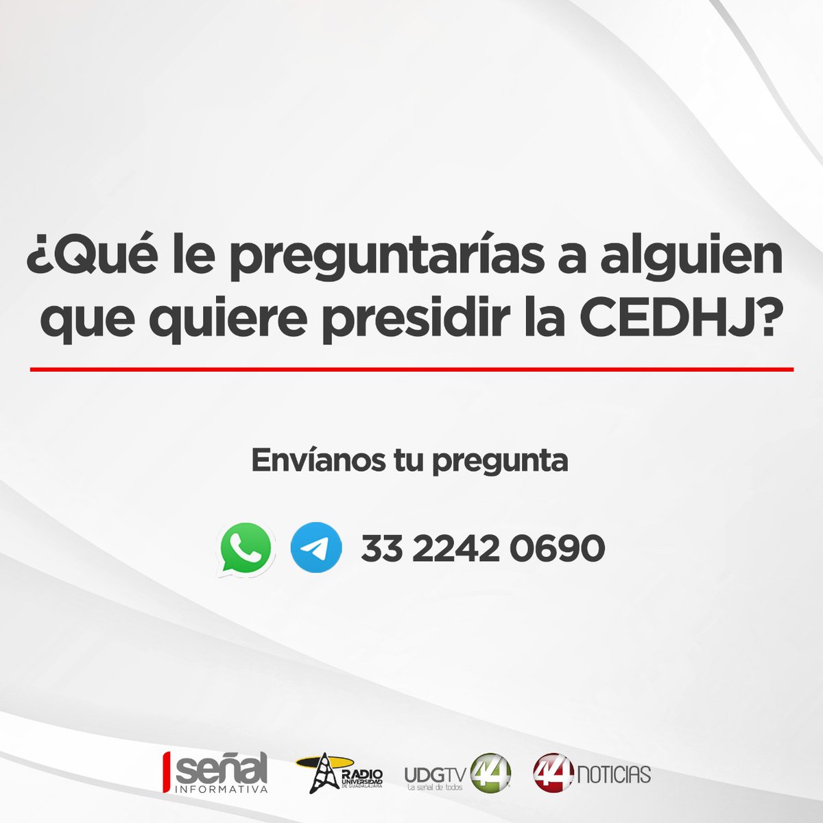 omar_comunica's tweet photo. Mañana a las 8 hrs estarán algunos de los aspirantes a ocupar la presidencia de la @CEDHJ. 
Queremos que respondan las dudas de los ciudadanos. 
¿Nos ayudan a compartir la dinámica? 
@GabrielTorresEs @semaforoenambar @CANAL44TV @IsaackdeLoza @sonia_ssi @realjosefina @joseangelgtz https://t.co/UEkdMGBiIW