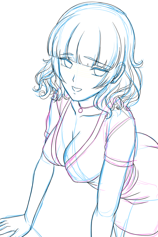 おはようございます!
朝お絵かき。
ペン入れ。 