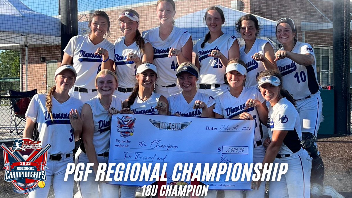 Very strong weekend by <a href="/Wasco18uwm/">Wasco Diamonds WM</a> to come out as 18u champion at the PGF Regional Championship! Good luck in California at PGF National Championships!