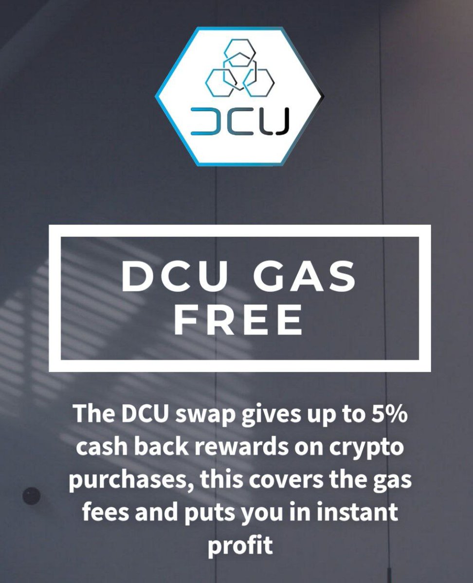 RT43941817's tweet photo. @1goonrich $DCU
#GASFREESWAP is live!
Only way is up from here https://t.co/la7ZOESruk