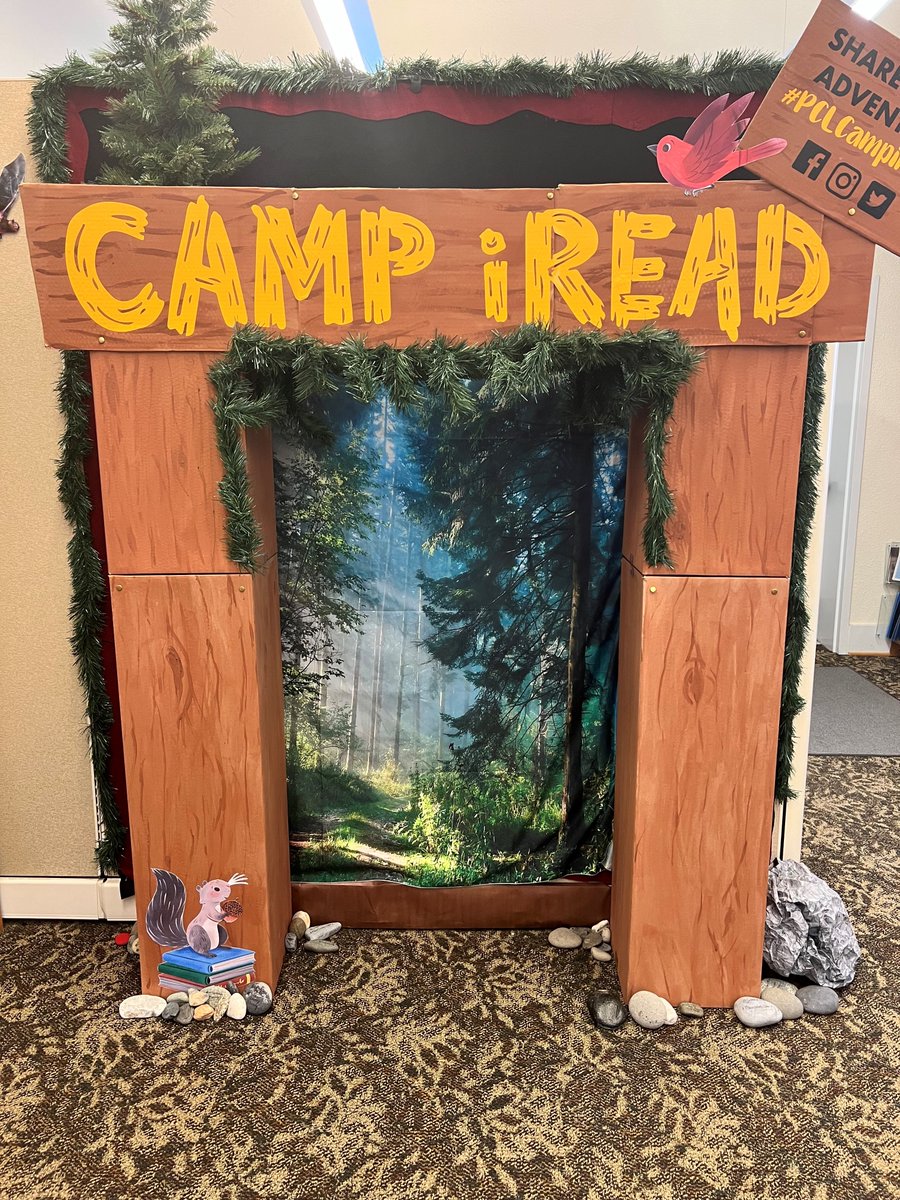 PlacerLibrary's tweet photo. Check out these creative Read Beyond the Beaten Path displays for this year's Summer [Camp] at Your Library program! Visit our awesome libraries in person this summer to pick up some summer reads! #ReadBeyondTheBeatenPath #CampiRead #PCLCampiRead @iREADprogram https://t.co/cPEWKkrLCp