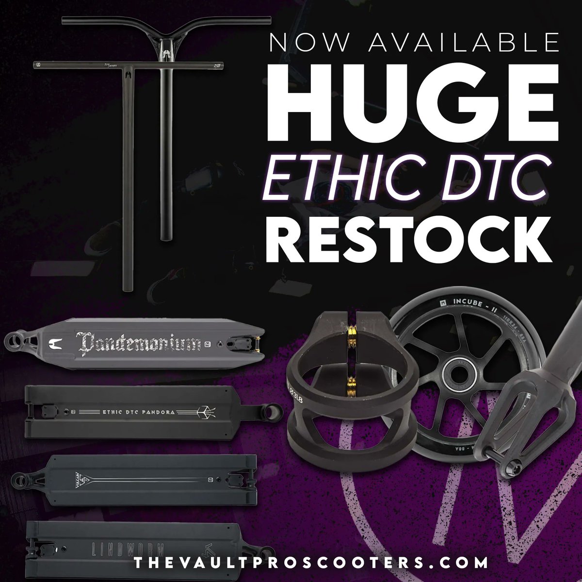 thevaultpro's tweet photo. We just got a fat Ethic restock in! Pick up all your favorites while we got em! 
https://t.co/WkJ48VoCo8 https://t.co/3Fwxdopm7u