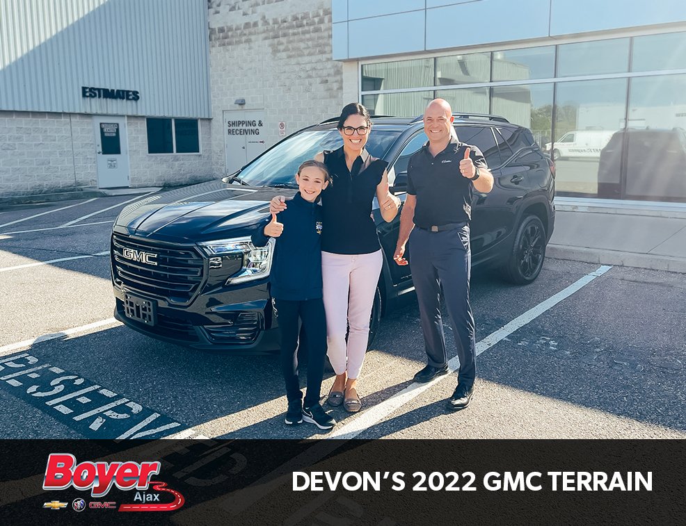 TalkToTrent_ca's tweet photo. Congratulations Devon!!
Devon's a woman who knows what she wants. When her wish list arrived, she took action and claimed it as hers.
Thank You and Enjoy!!
@GMC | @GMCcanada #GMCTerrain #ElevationEdition https://t.co/PPuKzEx2Nc