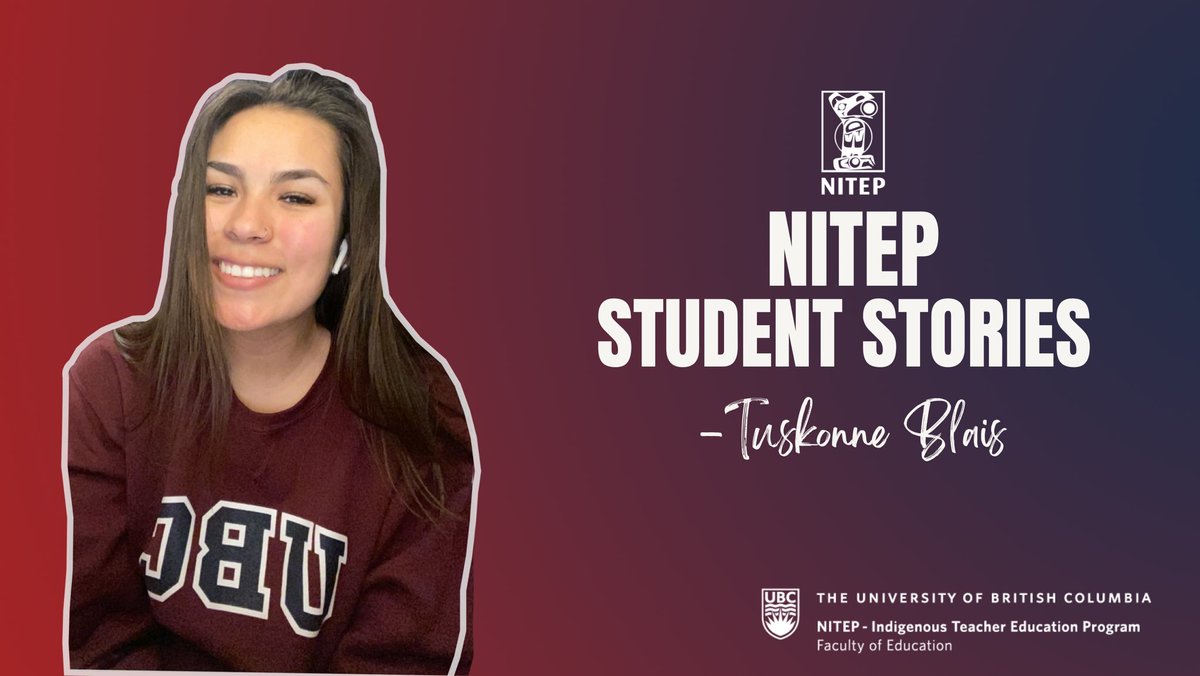 Student Stories: Meet Tuskonne Blais nitep.educ.ubc.ca/student-storie…