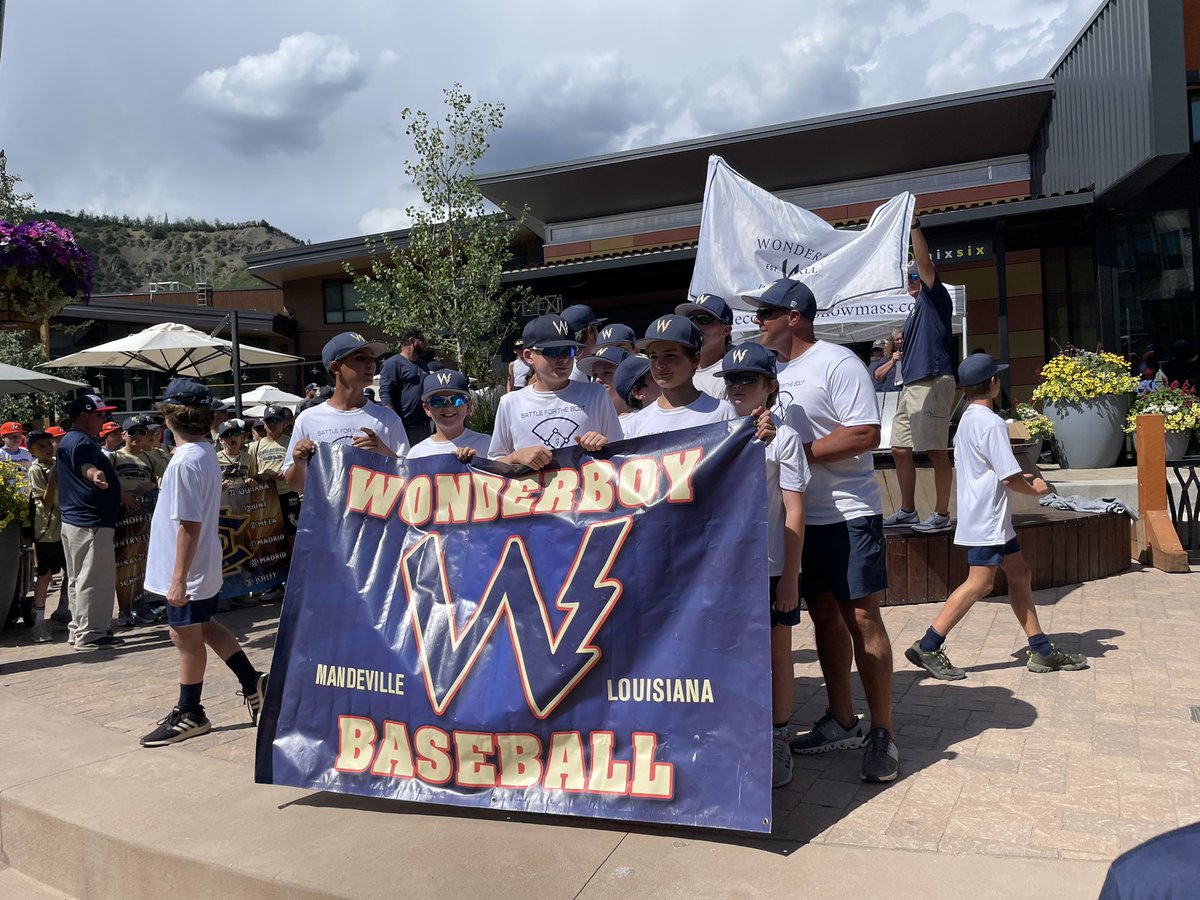 Opening ceremony was a hit in Snowmass! Good Luck to all of our teams this week! 🏆⚾️ #IPlayTCS #Baseball #TCWS #RoaringFork