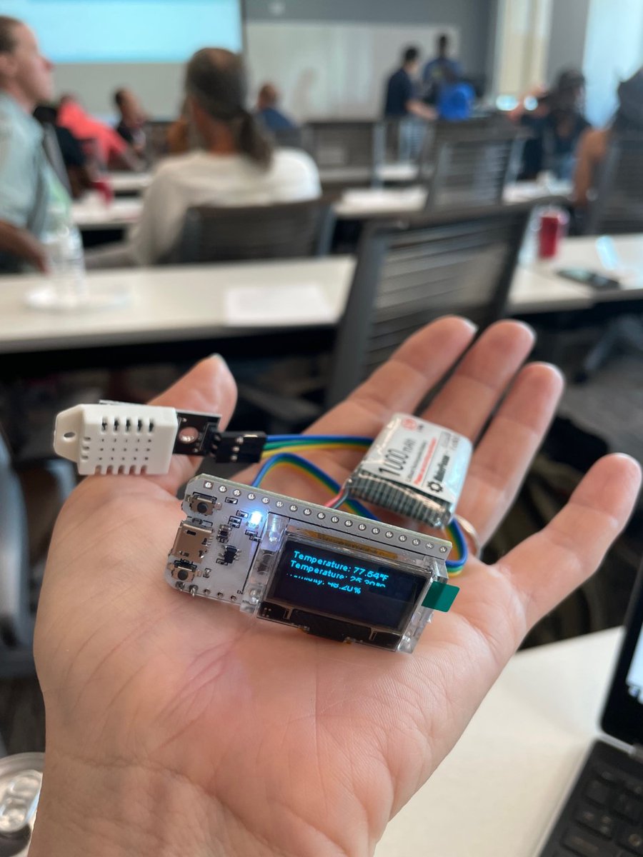 CaerUmkc's tweet photo. Dr. Sejun Song of @UMKC introduced his low-cost sensor systems for small-scale #farming to the trainees at our Smart Agricultural Entrepreneurship (SAgE) #Training Program. #gamechanger #agripreneur #Entrepreneur #urbanfarming #farming #technology #university #CommunityEngagement https://t.co/0ugfrcpyae