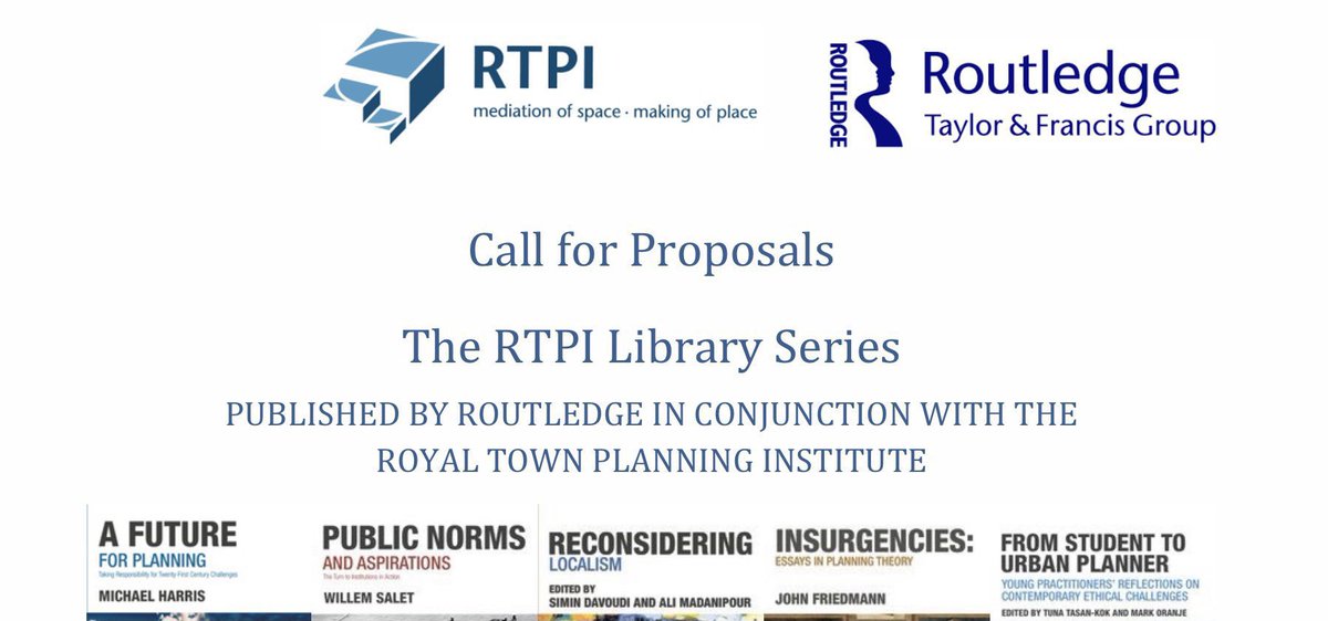 Mark Tewdwr-Jones (@mtjprof) on Twitter photo Do you have an idea for a book on Climate change, or pandemic recovery, or housing, or governance, or smart cities, or infrastructure, or neighbourhoods?... We’re looking for new books to publish in the <a href="/RoutledgeGPU/">Routledge Geog&Built</a> <a href="/RTPIPlanners/">Royal Town Planning Institute</a> Library Series. Contact me for further info Do you have an idea for a book on Climate change, or pandemic recovery, or housing, or governance, or smart cities, or infrastructure, or neighbourhoods?... We’re looking for new books to publish in the <a href="/RoutledgeGPU/">Routledge Geog&Built</a> <a href="/RTPIPlanners/">Royal Town Planning Institute</a> Library Series. Contact me for further info