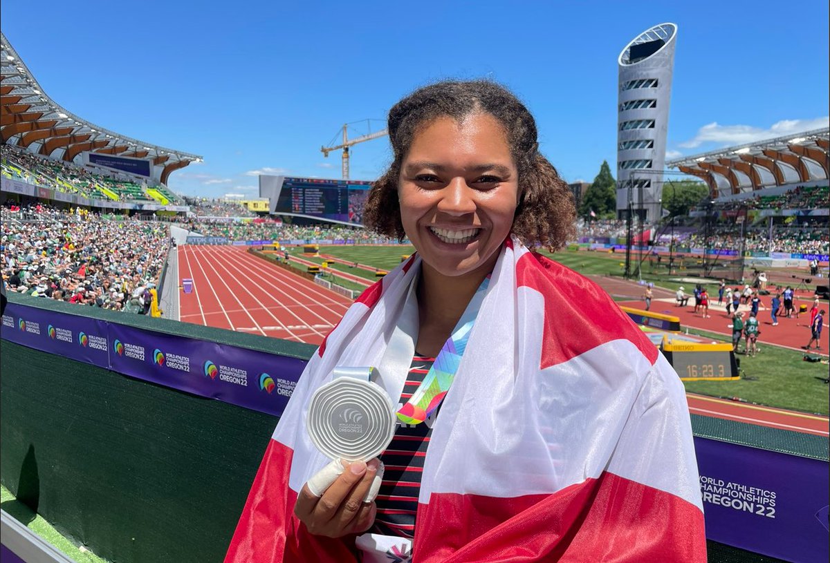 csipacific's tweet photo. π₯ 2ND IN THE WORLD π₯
A HUGE congratulations to affiliated athlete @Camryn_Throws for winning SILVER and becoming the very FIRST Canadian woman to win a field event medal at the world championships π₯³ππππ»π¨π¦
@AthleticsCanada #hammerthrow #silver #worlds #elevatingathletes https://t.co/Gmc81XNaSa