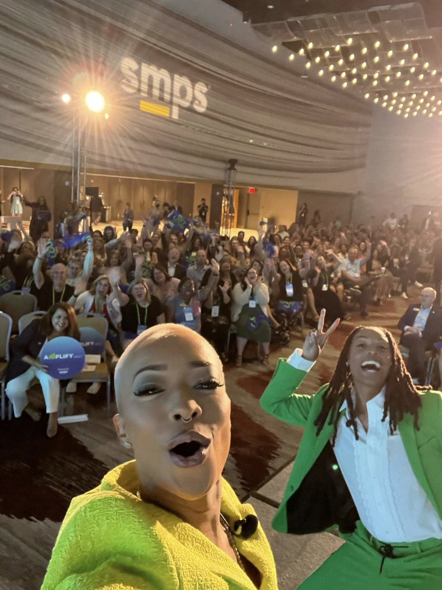Take a look at our selfie with co-hosts Danielle Gray, MBA and Brande Elise from yesterday’s kickoff at the main stage. See anyone you know? 

#amplifyaec #smps