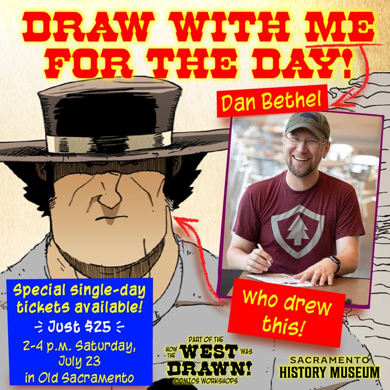 EraserNubs's tweet image. Psst! Don't sleep on this #Sacramento -- Local comics creator @DBethel will be at the @SacHistMuseum this Saturday to share some insights into his comic book making processes! 
All ages welcome.  

Register here:
shopsachistorymuseum.org/Events.aspx