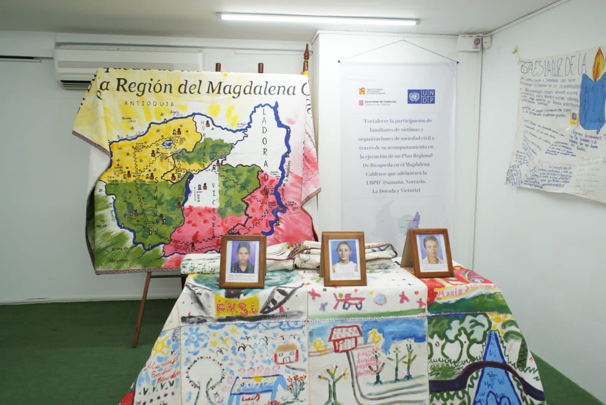 UBPDcolombia's tweet photo. #AEstaHora l La @UBPDColombia en compañía de @EQUITASColombia, @CEDAT13 y #Fundecos presentan a representantes de la Agencia Catalana de Cooperación para el Desarrollo (@cooperaciocat) y @PnudColombia avances de su trabajo conjunto en el desarrollo del PRB del Magdalena Caldense. https://t.co/qZ6ay5FJdL