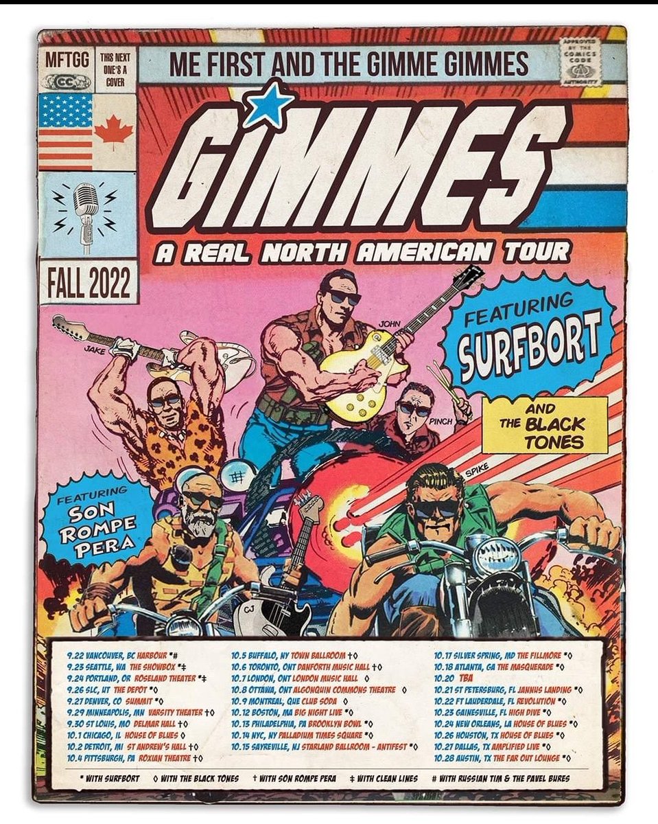 Awesome #MeFirstAndTheGimmeGimmes Tour poster! YoJoe!

#GIJoe #punkrock #comics #comicbooks #80stoys #GIJoeNation #gijoearah #Marvel #vintagetoys #vintage #MarvelComics #NOFX