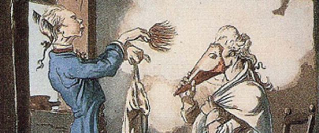 18thCand19thC's tweet photo. #HairPowder: History of Its Popularity and Unpopularity - Hair powder was at one time used as an ornament for #powdering a person’s hair or wig. It was sometimes perfumed and generally made from pulverized starch ... https://t.co/5hpJWmfkZR #fads https://t.co/t0hw36HmHy
