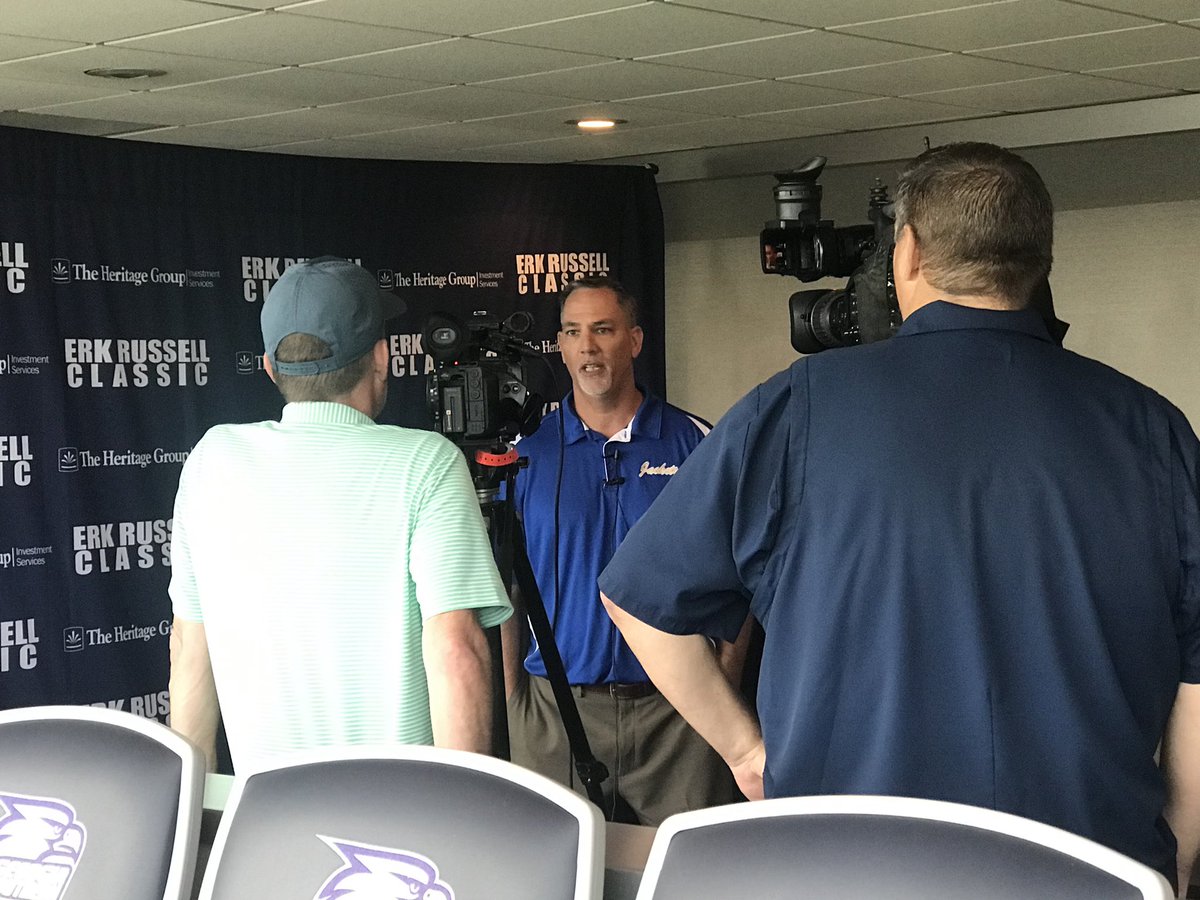Thank you to The Heritage Group, Erk Russell Classic Committee and Georgia Southern University for hosting the Erk Russell Classic press conference today! We look forward to playing Statesboro on 8/27 at 9pm Paulson. 
<a href="/SEB_Football/">Southeast Bulloch Yellow Jackets</a> <a href="/SEBHSAthletics/">Southeast Bulloch High School Athletics</a> <a href="/SEB_HighSchool/">Southeast Bulloch High School</a> @JaelenMikell